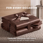 Fine 4-Piece Silky Satin Sheet Set, Moody Shades