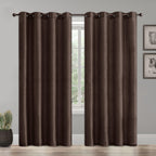 Set of 2 Room Darkening Grommet Top Curtains