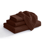 Extra deep 18-24 Inch Pocket 3 Line Embroidery, 4-Piece Sheet Set, Moody Shades