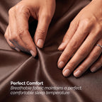 Fine 4-Piece Silky Satin Sheet Set, Moody Shades