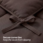 Essential 3-Piece Solid Duvet Cover Set