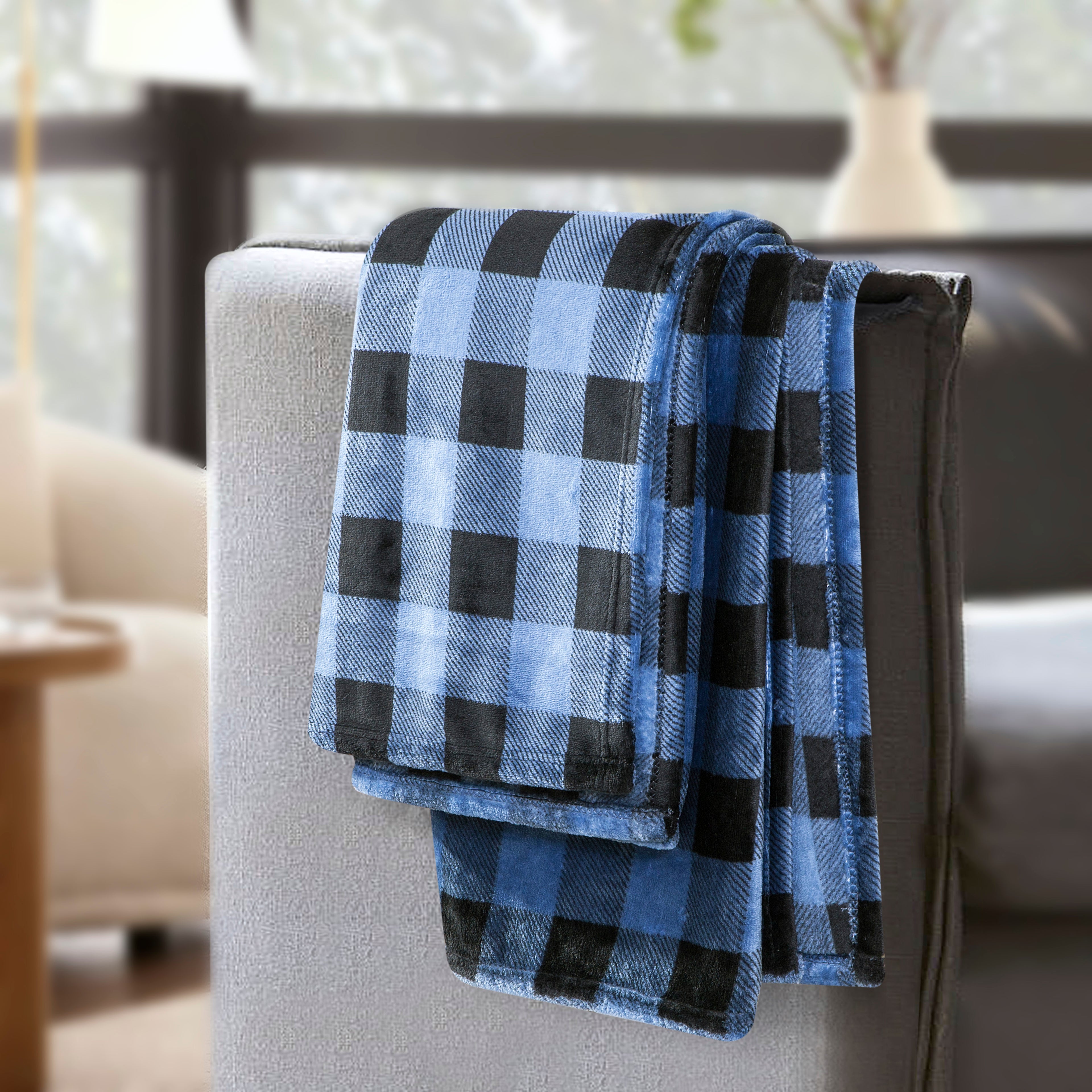 Plush All Season Lightweight Throw Blanket - 50 x 60 inches