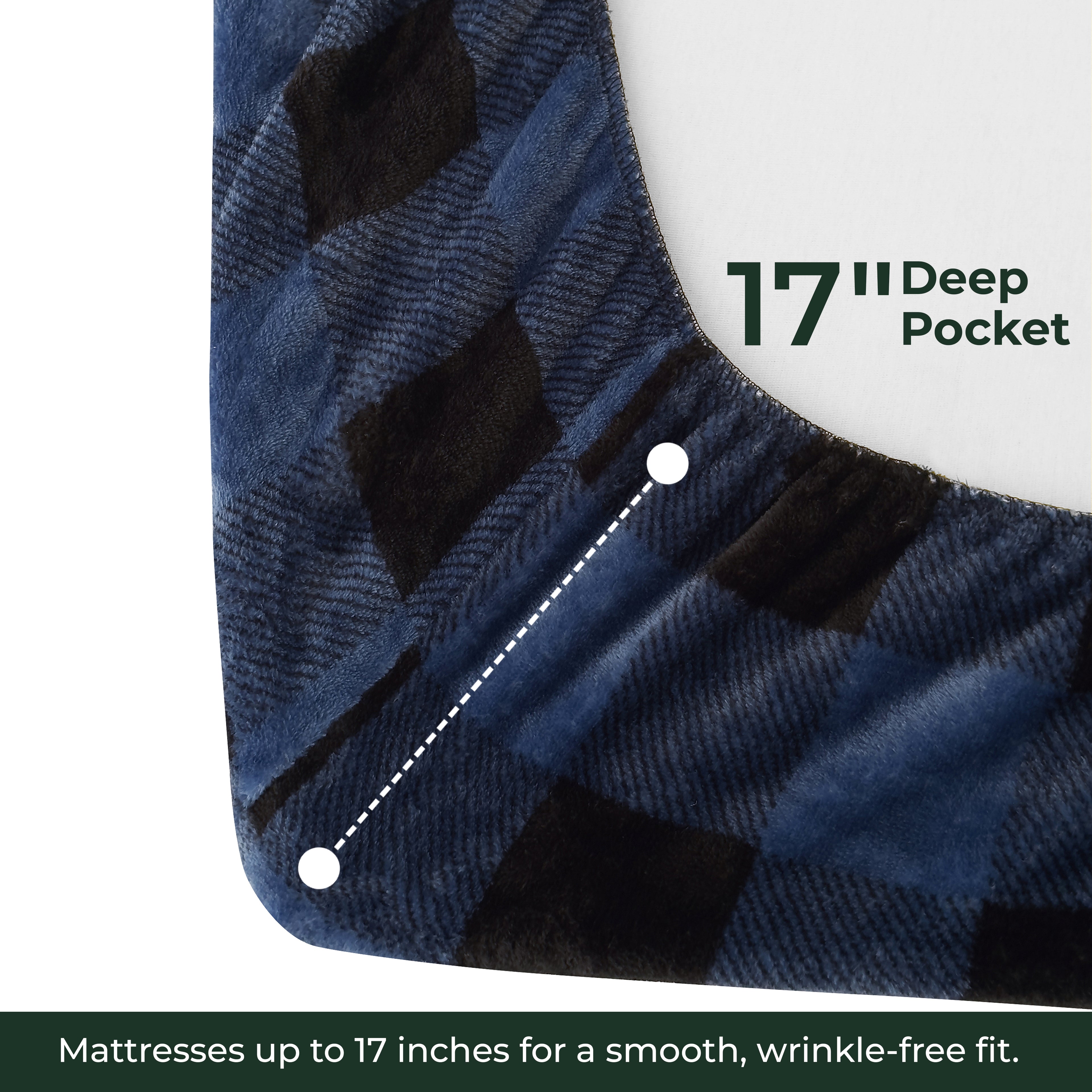 4-Piece Velvet Plush Flannel Sheet Set