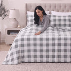 4-Piece Velvet Plush Flannel Sheet Set