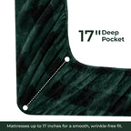 4-Piece Velvet Plush Flannel Sheet Set