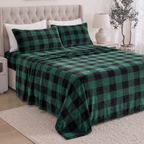 4-Piece Velvet Plush Flannel Sheet Set