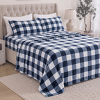 4-Piece Velvet Plush Flannel Sheet Set