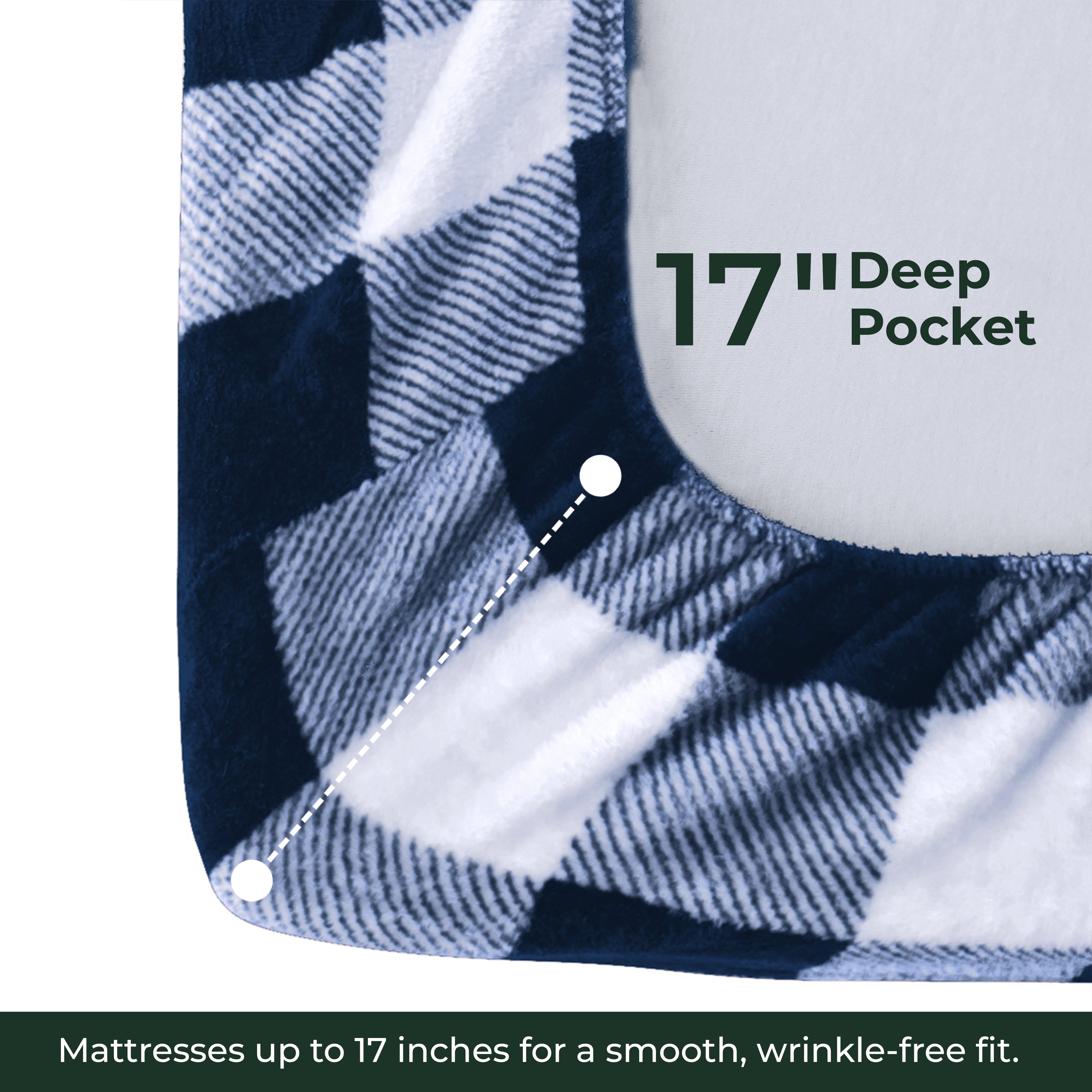 4-Piece Velvet Plush Flannel Sheet Set