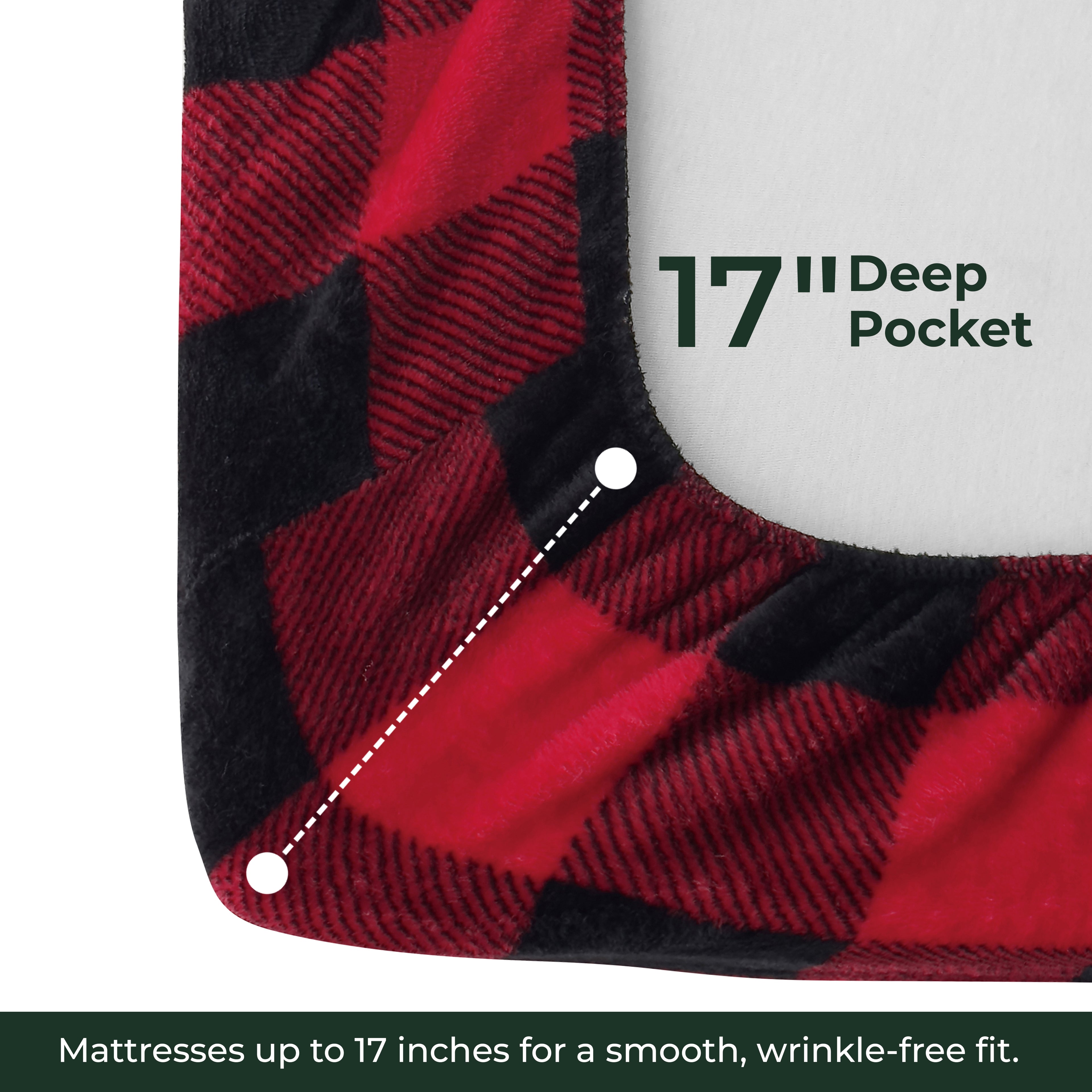4-Piece Velvet Plush Flannel Sheet Set