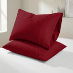 Set of 2 Pillowcases- 3 Line Embroidery
