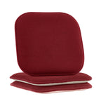 2-Pack Textured Chair Cushion Covers - Skid-Proof Rubber Backing