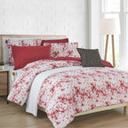 10-Piece Tie-Dye Comforter Set, Includes 6-Piece Sheet Set with Double Sided Storage Pockets