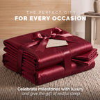 Fine 4-Piece Silky Satin Sheet Set, Moody Shades