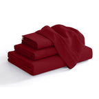 Extra deep 18-24 Inch Pocket 3 Line Embroidery, 4-Piece Sheet Set, Moody Shades