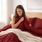 Essential 3-Piece Solid Duvet Cover Set