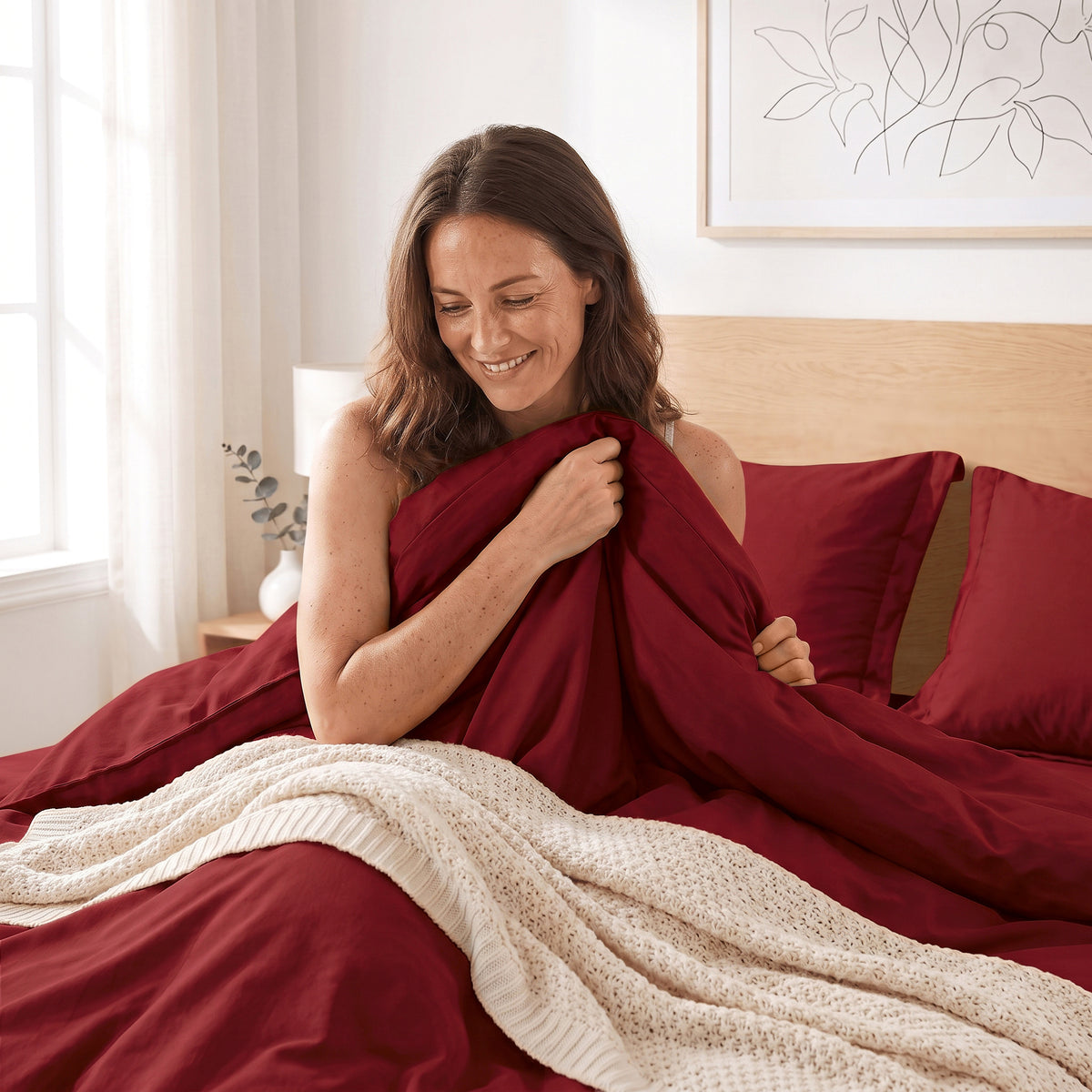 Essential 3-Piece Solid Duvet Cover Set