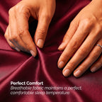 Fine 4-Piece Silky Satin Sheet Set, Moody Shades