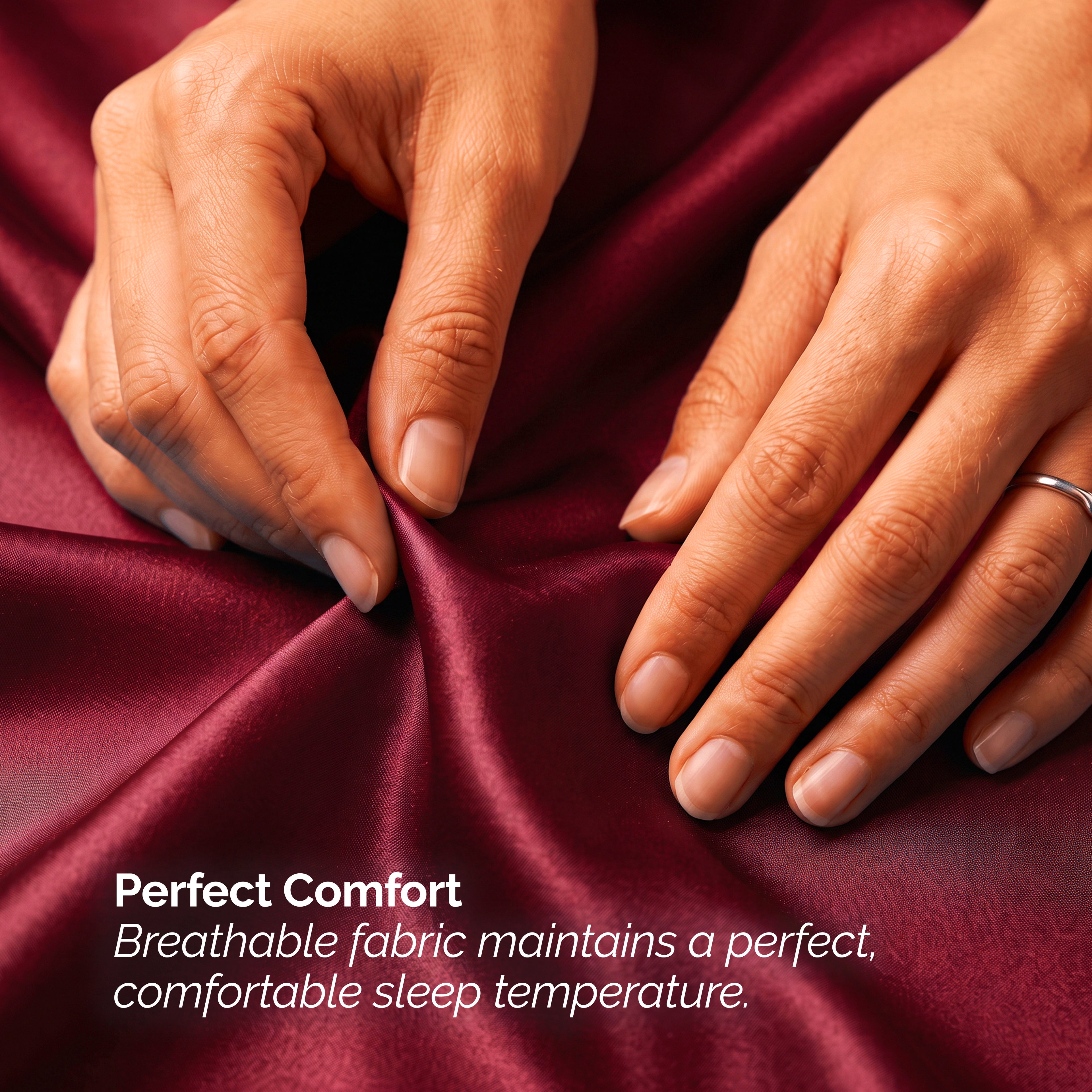 Fine 4-Piece Silky Satin Sheet Set, Moody Shades