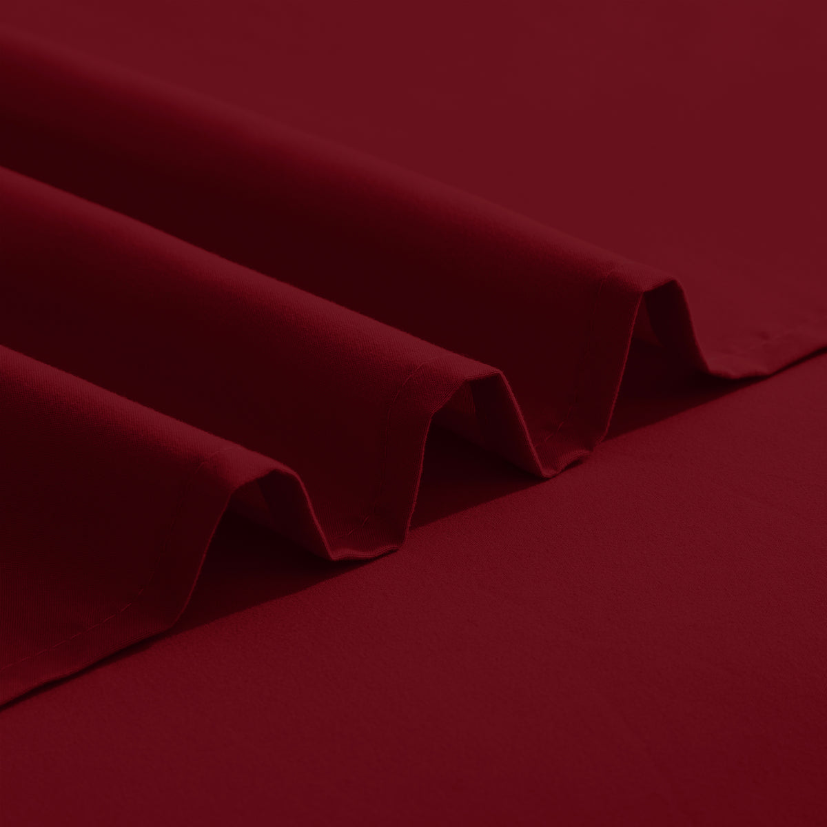 Essential 6-Piece 3-Line Embroidery Sheet Set, Soft as a Hotel Premium Quality,  Moody Shades