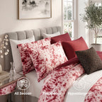 10-Piece Tie-Dye Comforter Set, Includes 6-Piece Sheet Set with Double Sided Storage Pockets