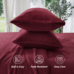 4-Piece Velvet Plush Flannel Sheet Set