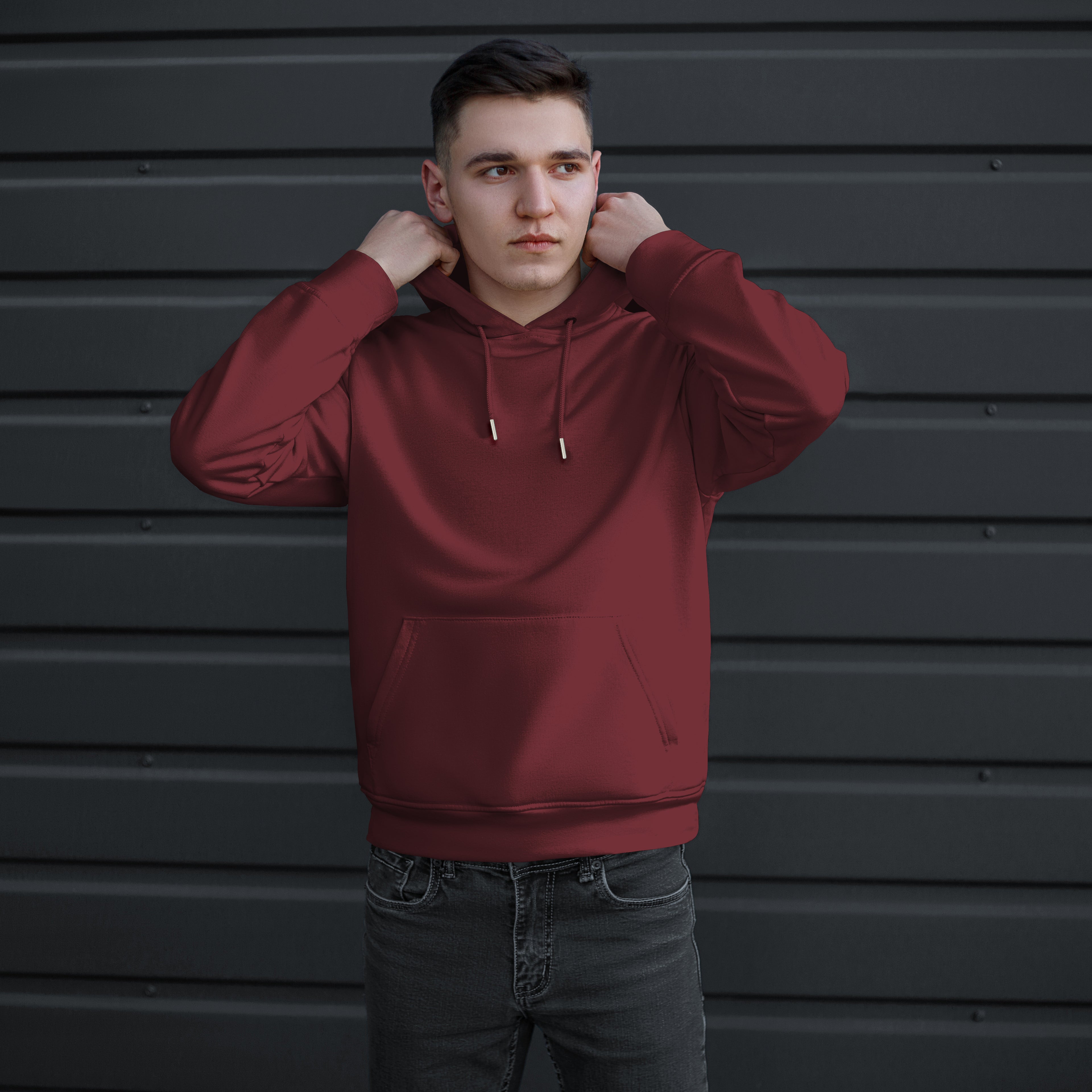 Men Casual Cotton Hoodie