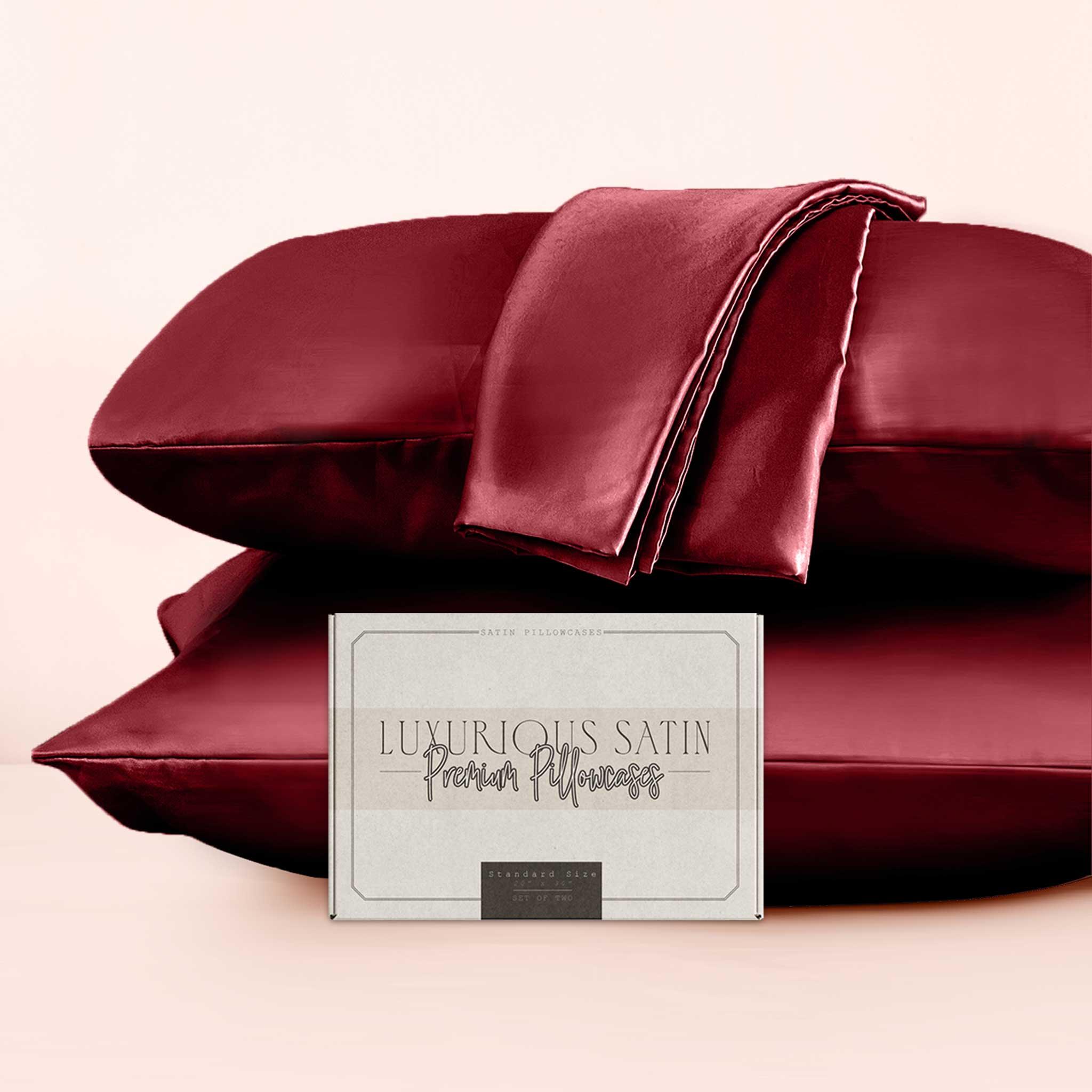 Set of 2 - Satin Pillowcases