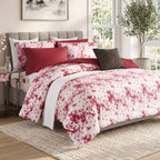 10-Piece Tie-Dye Comforter Set, Includes 6-Piece Sheet Set with Double Sided Storage Pockets