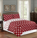 Bloomingdale Pattern, 3-Piece Duvet Cover Set