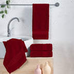 4-Pack Premium Turkish Cotton Hand Towel Set, 16 x 28 inch