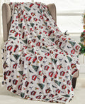 50" x 60" Holiday Velvet Plush Blanket Throw - 50 x 60 inches
