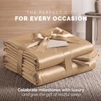 Fine 4-Piece Silky Satin Sheet Set, Bright Shades