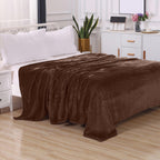 Velvet Plush Fleece Blanket Solid Color Design - Velour Blanket
