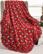 50" x 60" Holiday Velvet Plush Blanket Throw - 50 x 60 inches