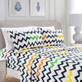 6-Piece Chevron Pattern - Soft as a Hotel Premium Quality Sheet Set