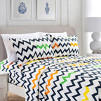 6-Piece Chevron Pattern - Soft as a Hotel Premium Quality Sheet Set