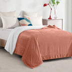 Reversible Sherpa Throw Blanket - Sherpa Back Throw Blanket