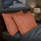 Set of 2 Pillowcases- 3 Line Embroidery