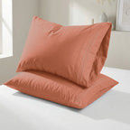 Set of 2 Pillowcases- 3 Line Embroidery