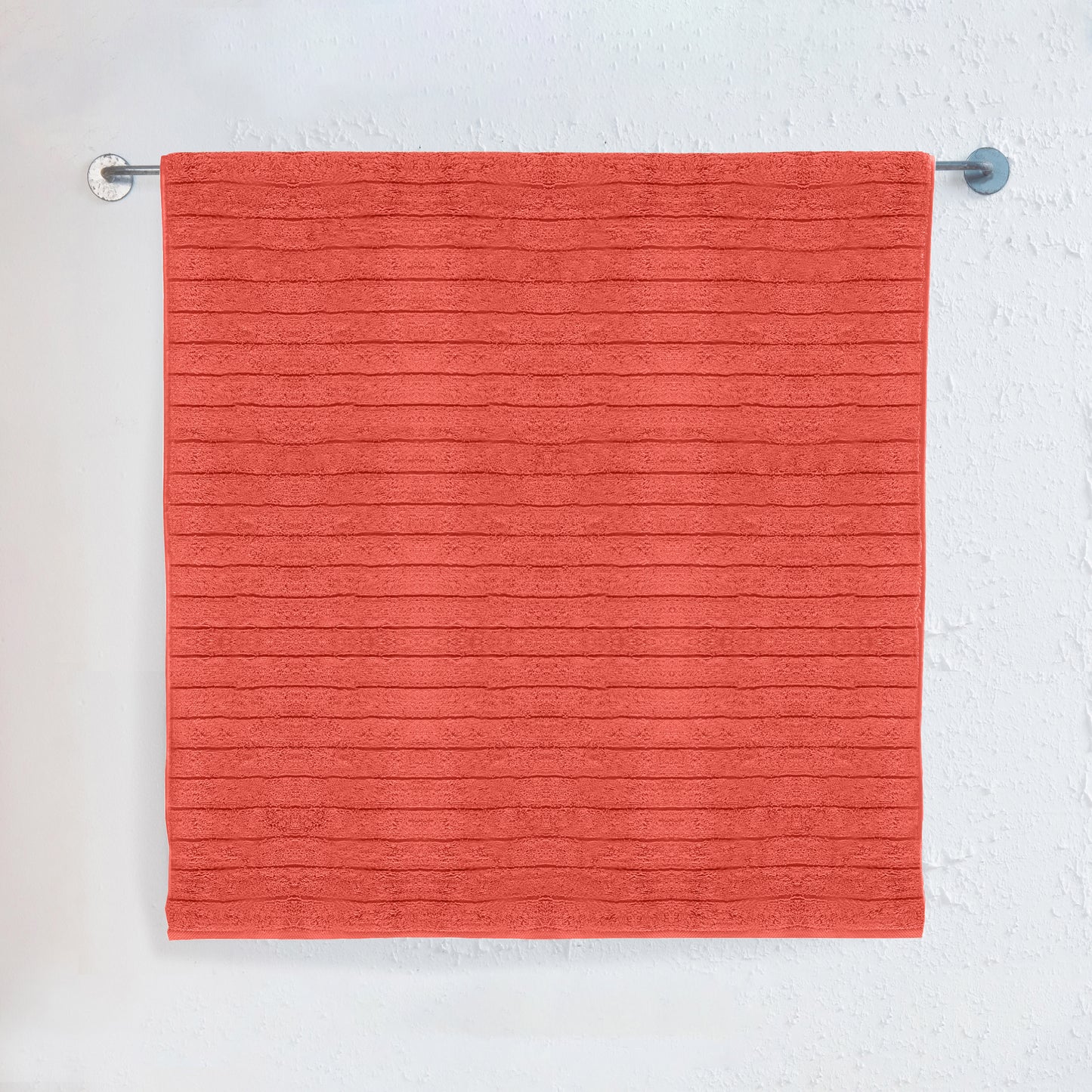 Elegant Comfort 1-Piece Premium Turkish Cotton Corduroy Stripe Jumbo Towel, 35x 70 inch