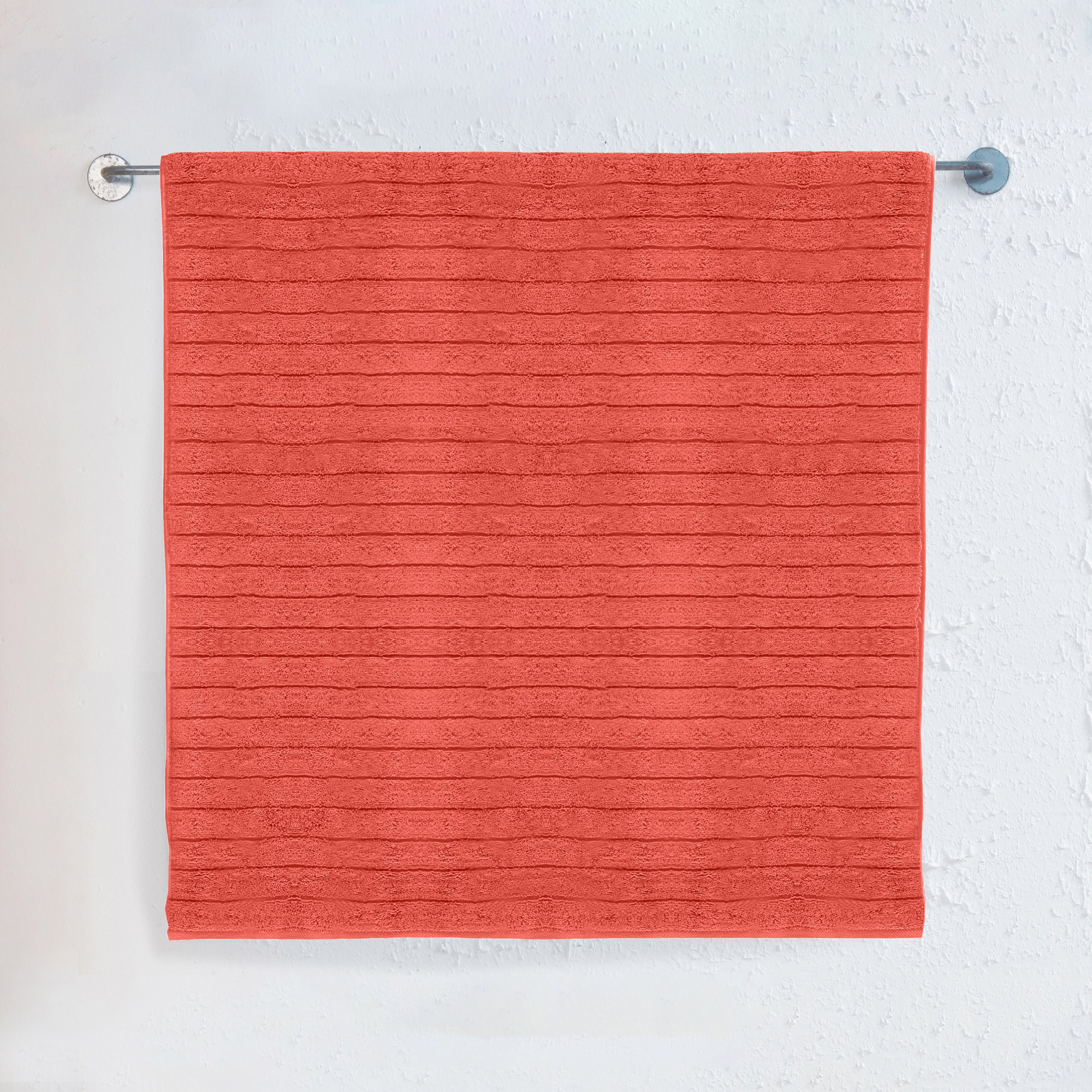 1-Piece Premium Turkish Cotton Corduroy Stripe Jumbo Towel, 35x 70 inch