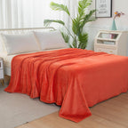 Velvet Plush Fleece Blanket Solid Color Design - Velour Blanket