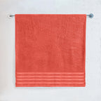 1-Piece Premium Turkish Cotton 4 Lines Stripe Jumbo Towel, 35x 70 inch