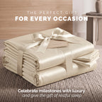 Fine 4-Piece Silky Satin Sheet Set, Bright Shades