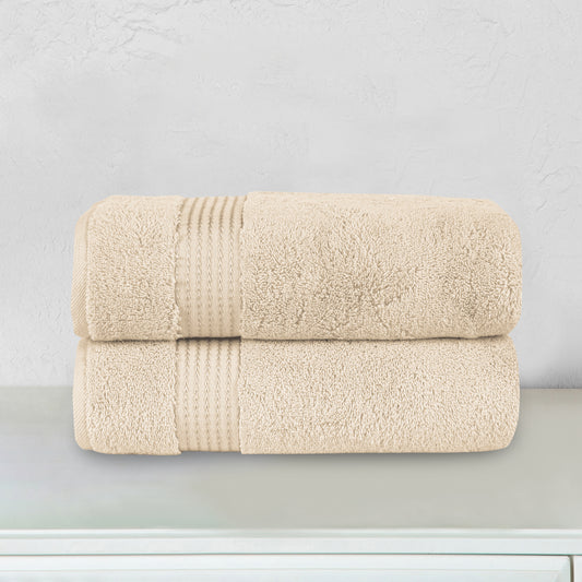 Elegant Comfort 2 Pack Premium Turkish Cotton Bath Towel Set, 27 x 54 inch