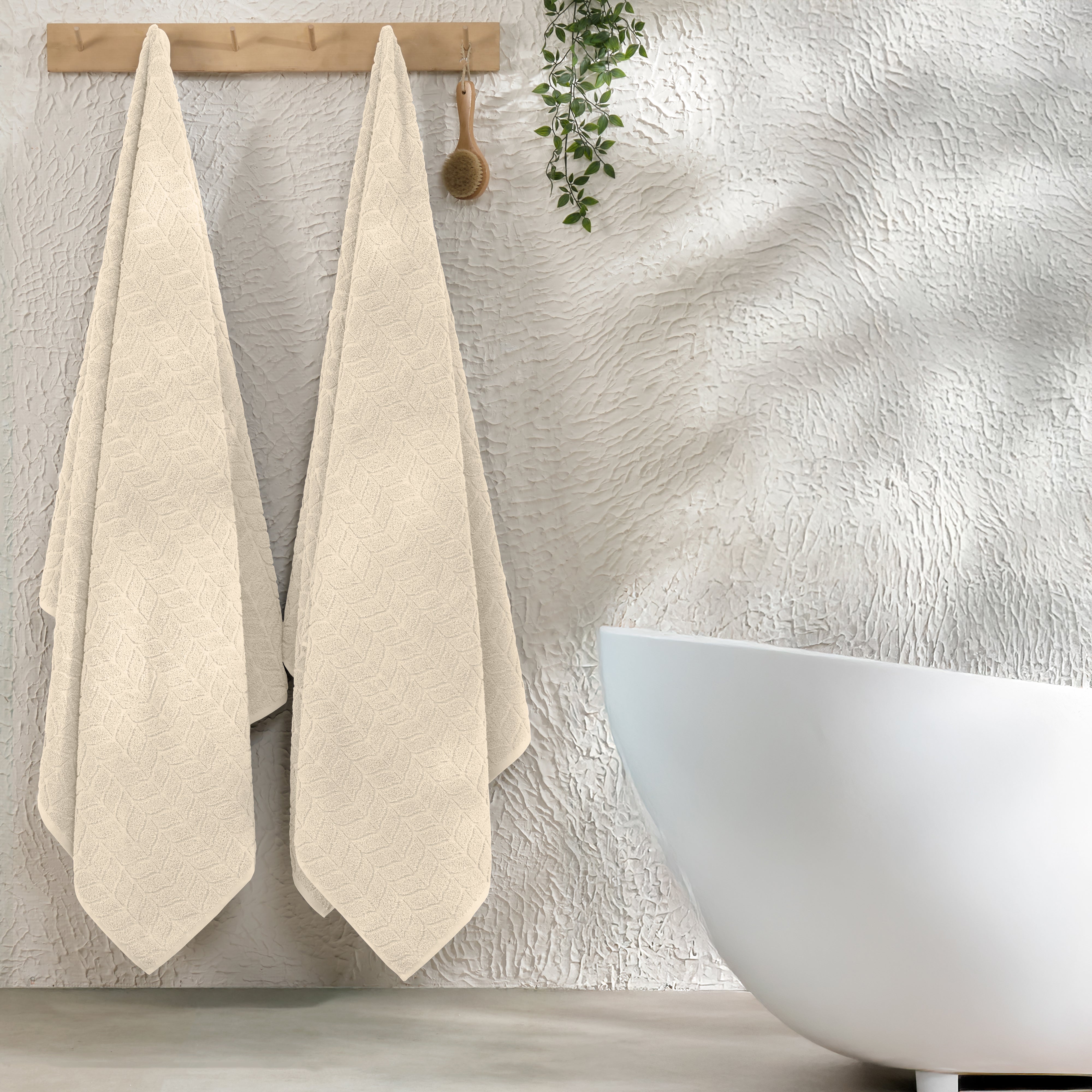 Elegant Comfort Turkish Cotton Bath Towel - Thumbnail 3