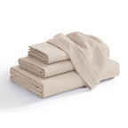 Extra deep 18-24 Inch Pocket 3 Line Embroidery, 4-Piece Sheet Set, Bright Shades