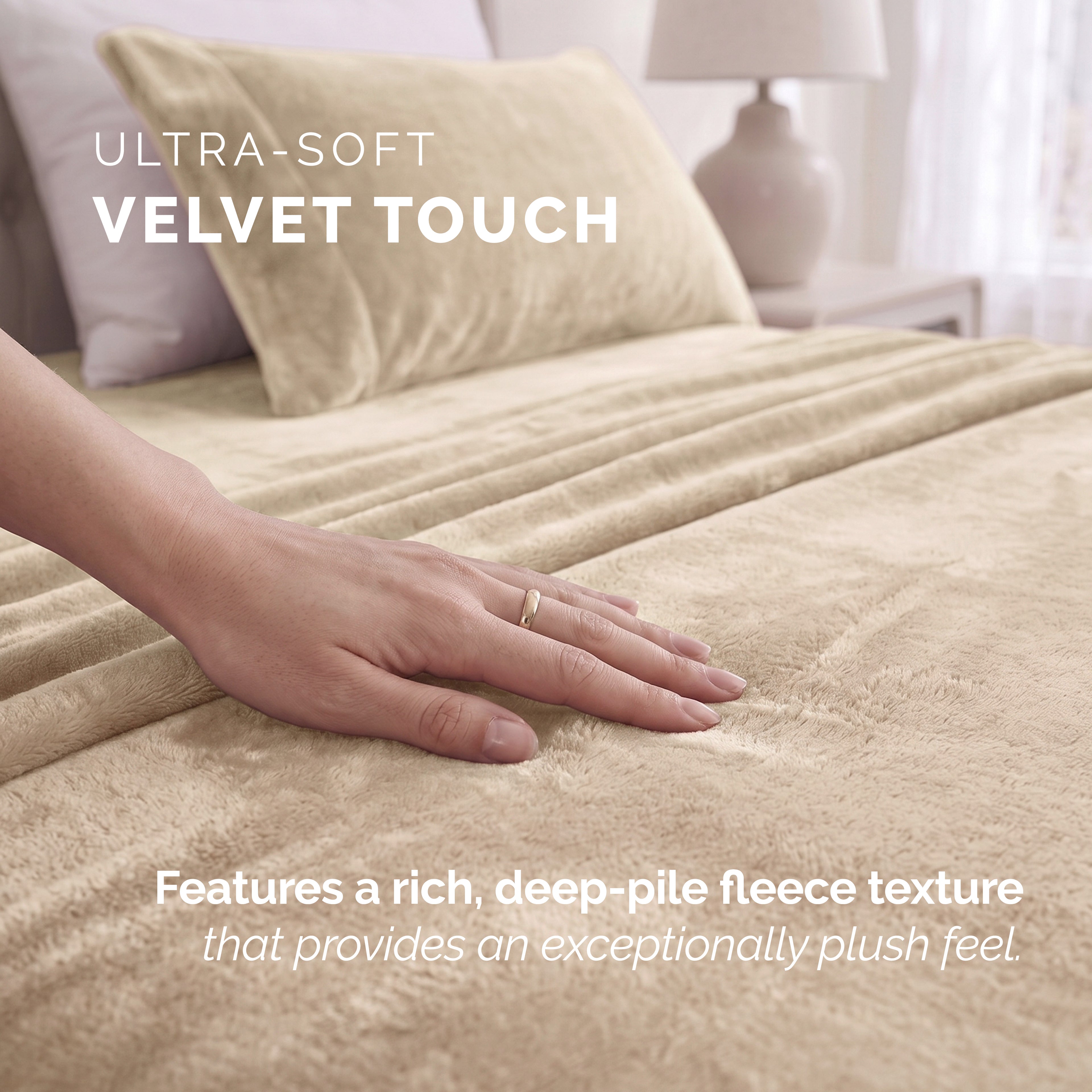 4-Piece Velvet Plush Flannel Sheet Set