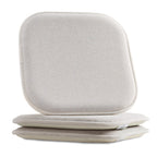 2-Pack Textured Chair Cushion Covers - Skid-Proof Rubber Backing