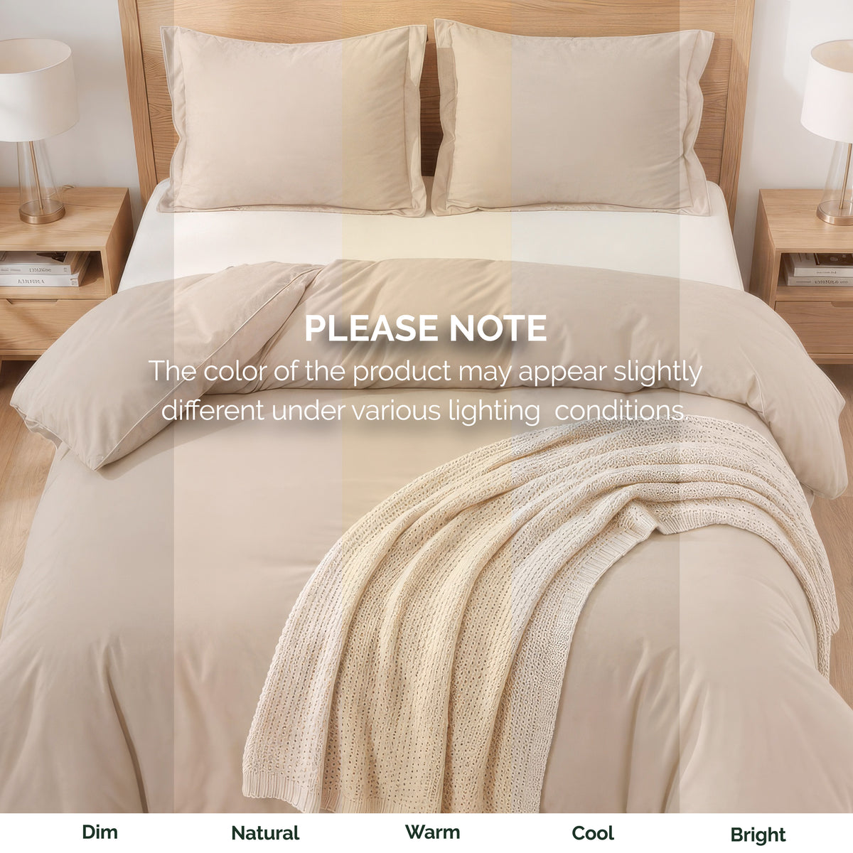 Essential 3-Piece Solid Duvet Cover Set